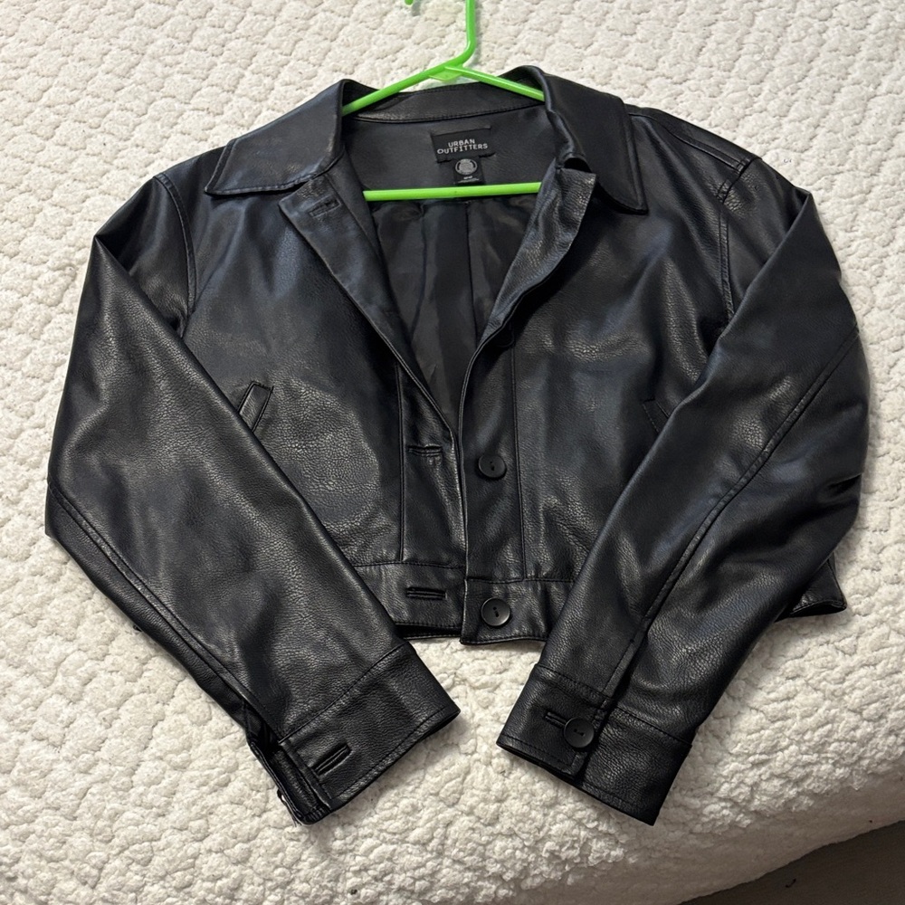 Urban Outfitters Black Leather Jacket